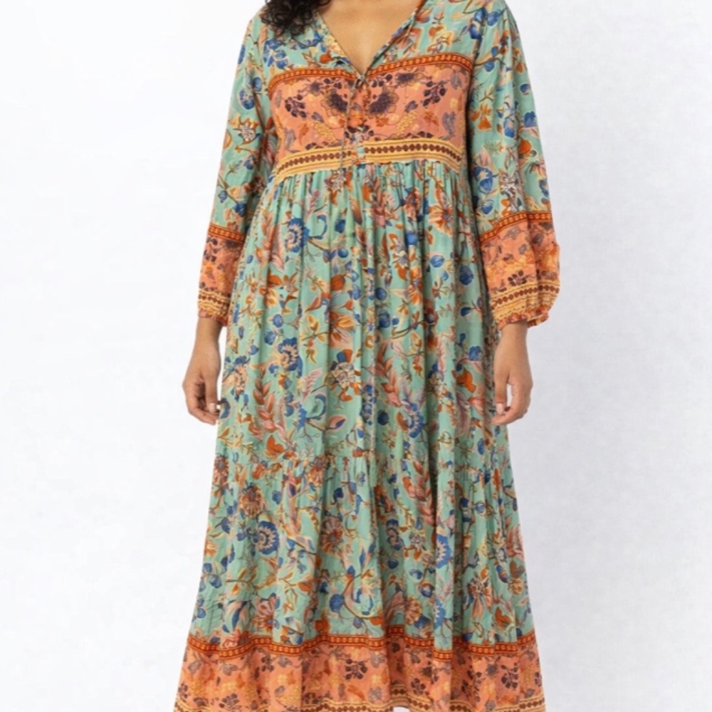 Floral Maxi Dress in Multicolor PICS added!!